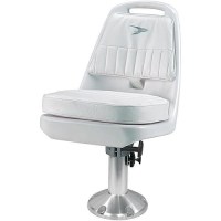 Wise Standard Pilot Chair Package With Chair, Cushions, Mounting Plate, Pedestal And Seat Spider - White - 8Wd013-7-710 - 144-8Wd0137710F1