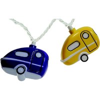 Camco Retro Travel Trailer 42655 Party Lights (Includes 10 Lights, Connector, 2 Spare Bulbs And Fuse) - 42655 - 17-42655F1