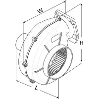 Johnson Pump 80-47417-01 12V Airv 4-550 Flange Mount Extra Heavy Duty Radial Blower - 80-47417-01 - 189-804741701F1