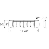 Attwood Louvered Vent, Off White - 1495-1 - 23-14951F1