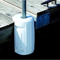 Attwood 935331 Softside Round Dock Fender, Slide-On Post, 7