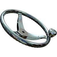Lewmar 89700821 Swr Stainless Steering Wheel, 15.5
