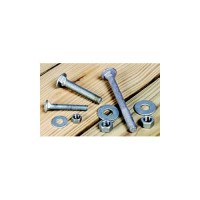 Tie Down Engineering Dock Hardware - Hot Dipped Galvanized Carriage Bolt Set (8 Per Bag) - 26535 - 241-26535F1