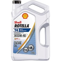 Shell 550045127 Rotella® T4 Triple-Protection® Heavy-Duty Diesel Motor Oil, 15W-40, 2.5 Gal. - 550045127 - 258-550045127F1