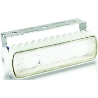 Hella Sea Hawk-R 9-33V Dc Bracket Mount White Light Led Floodlight, White Housing, Spread - 980573021 - 265-980573021F1