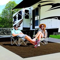 Prest-O-Fit 21202 Surface Mate Patio Rug, 8' X 12', Espresso - 2-1202 - 330-21202F1