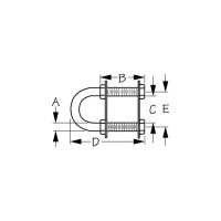 Sea-Dog 080095 Stainless Bow Eye 5/8