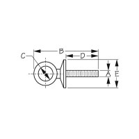 Sea-Dog 0804631 Eye Bolt W/Shoulder, 1/2