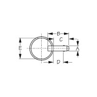 Stainless Release Pin 1/4