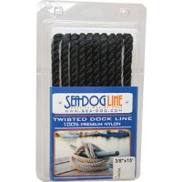 Sea Dog Premium Twisted Three-Strand Nylon Dock Line - 301110020Bk-1 - 354-301110020Bk1F1