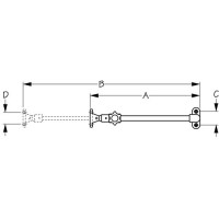 Seadog Hatch Adjuster | Formed & Stamped 304 Stainless & Nylon - 321292-1 - 354-3212921F1