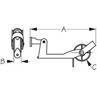Electrogalvanized Steel Anchor Lift & Lock - 328040-1 - 354-3280401F1