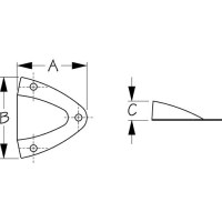 Sea-Dog Xxx Ss Midget Vent, 2-1/4