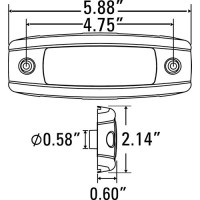 Seachoice Water Dragon Led Underwater Light, 12 White Leds, 5,500 Lumens - 50-03611 - 50-03611F1