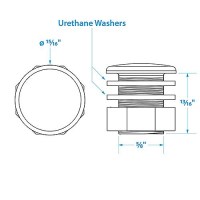 Seachoice Livewell Light, Mini Led Accent, Red, Waterproof, 50,000 Hours - 50-05501 - 50-05501F1