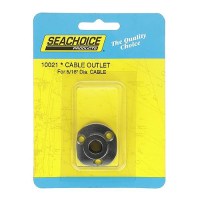 Seachoice 10021 Chrome Plated Brass Cable Outlet - 5/16