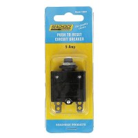 Seachoice Circuit Breaker, Push To Reset, 5 Amp - 13091 - 50-13091F1