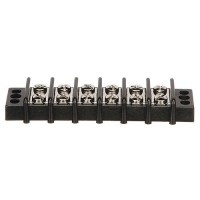 Seachoice Terminal Block, 6-Gang, Nickel Plated Brass Terminals - 13571 - 50-13571F1
