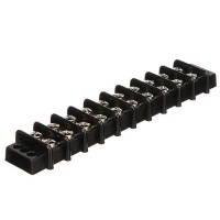 Seachoice Terminal Block, 10-Gang, Nickel Plated Brass Terminals - 13591 - 50-13591F1