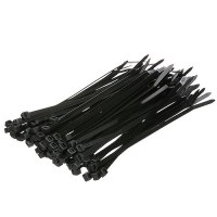Seachoice Cable Ties, 8 In. Long, 50 Lbs. Max Load, Uv Black, Pack Of 1,000 - 14121 - 50-14121F1