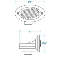 Seachoice Hidden Boat Horn, Abyc And Nmma Standard, Stainless Steel Cover - 14571 - 50-14571F1