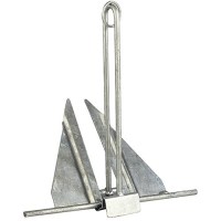Seachoice 41620 Hot Dipped Galvanized Utility Anchor, Size 10E - 41620 - 50-41620F1
