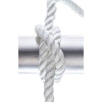 Seachoice 3-Strand Twisted Nylon Dock Line, White, 3/8