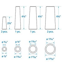Seachoice 45411 Emergency Wood Plug Kit - 45411 - 50-45411F1