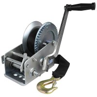 Seachoice 52261 3,000 Lb. Manual Trailer Winch, 2-Speed, 25-Ft. Strap W/Snap Hook - 50-52261 - 50-52261F1