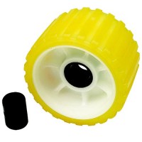 Seachoice Non-Marking Tp Yellow Rubber Ribbed Roller 5