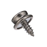 Seachoice Button Stud, #8 X 3/8 In. Stainless Steel Screw, Pack Of 50 - Rp-Bp7250Sc - 50-59397F1