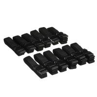 Seachoice Boat Cover Tie Down Strap Down Kit, Black, Includes 12 Straps - 78941 - 50-78941F1