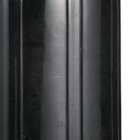 Seachoice 79151 Center Hole Ribbed Fender, Black, 8