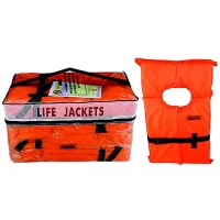 Seachoice 85510 Adult Universal Type Ii Uscga Life Vests W/Bag, Orange, 4-Pack - Epe1110Ak1Aupk40-85510 - 50-85510F1