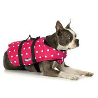 Seachoice 86380 Dog Life Vest - Pink Polka Dot, Sm - Dv-S-86380 - 50-86380F1