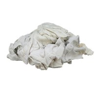 Seachoice 90004 Recycled White Fleece Wiping Cloths, 1-Lb. Bag - 7423-01-12-Sc - 50-90004F1