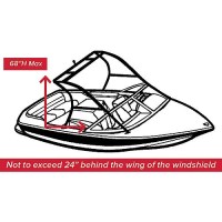 Otc-21 Boat Cover 7 Oz. Mist Gray Sun-Dura - 81121S11 - 500-81121S11F1