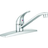 Dura Faucet Dfnmk600Sn Single Lever Kitchen Faucet, Satin Nickel - Df-Nmk600-Sn - 621-Dfnmk600Snf1