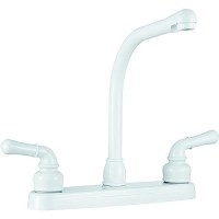 Dura Faucet Dfpk210Cwt Classical Hi-Rise Kitchen Faucet, White - Df-Pk210C-Wt - 621-Dfpk210Cwtf1