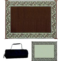 Ming'S Mark Reversible Mat, Classical Brown/Beige, 8' X 20' - Rc7-Brn/Beige - 672-Rc7Brnbeigef1