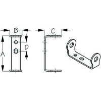 Sea-Lect K7482801 Trucourse™ Rudder Gudgeon, A:2-3/4