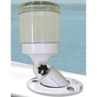 Dock Edge Solar Rechargeable Adjustable Angle Rod Holder Lite With 6 Preinstalled Led Colors With Replaceable Battery - De96285F - 686-96285Ff1