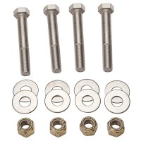 Seastar Jack Plate Mounting Bolt Kit (Includes 4 Each Stainless Steel Bolts, Brass Nylock Nuts And Washers) - Dk6125 - 861-Dk6125F1