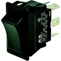 Bep 1001712 Rocker Switch, On-Off-On, Dpdt, 1/4